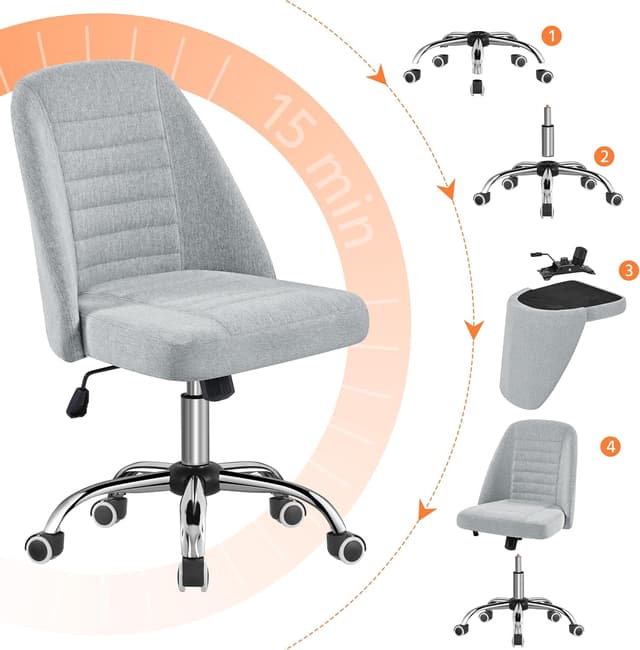 Thumbnail 6 de Yaheetech Sedia Ufficio Ergonomica 136 kg