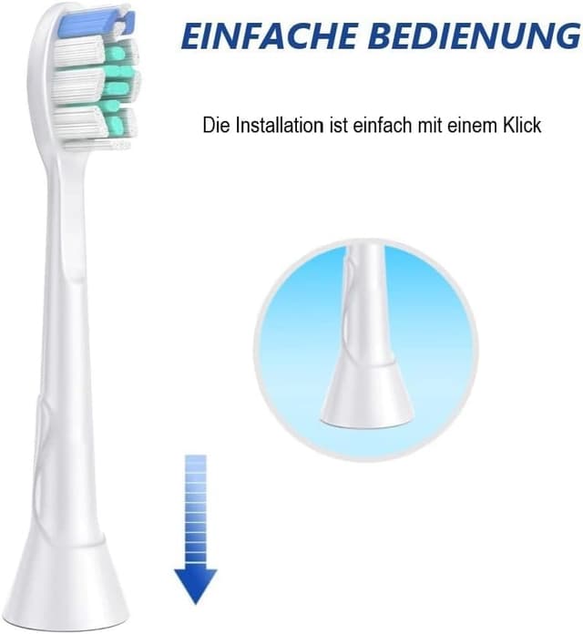 Detalle 2 de aismaili Aufsteckbürsten für Philips Sonicare, 16 Stück