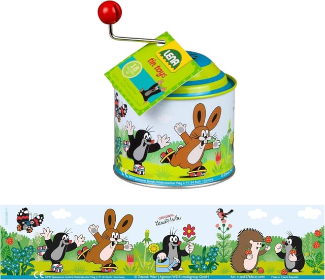 Thumbnail 1 de LENA tin toys 52768 Musikdrehdose Der kleine Maulwurf