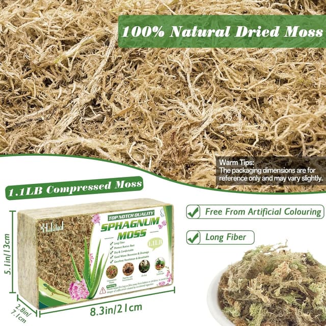 Detalle 2 de Halatool 500g Premium Sphagnum Moos