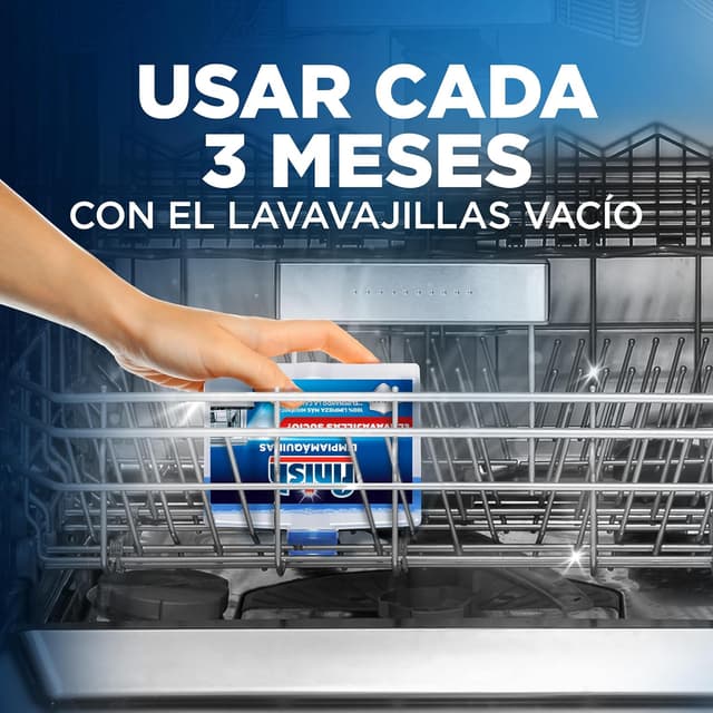 Detalle 2 de Finish Limpiamáquinas 4 x 250 ml — elimina cal y grasa