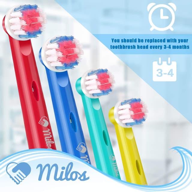 Thumbnail 4 de Milos Kids 16 Pack Toothbrush Heads