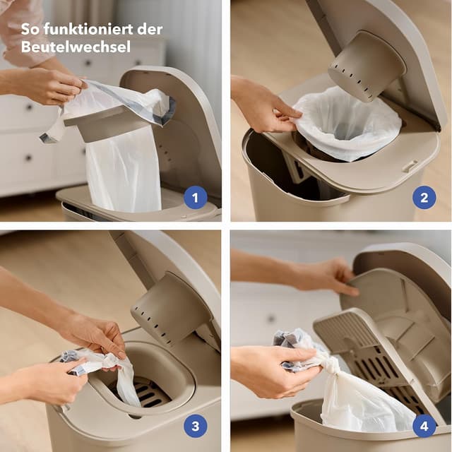 Thumbnail 6 de Rotho Babydesign YUMA geruchsdichter Windeleimer