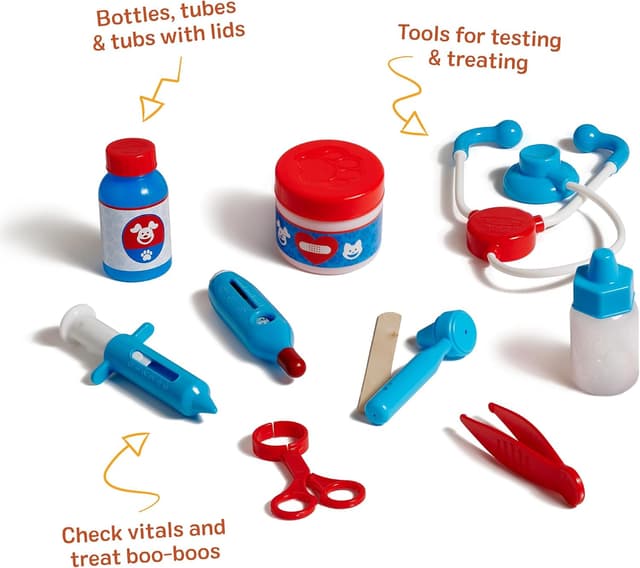 Thumbnail 4 de Melissa & Doug Examine and Treat Vet Play Set 24-Piece