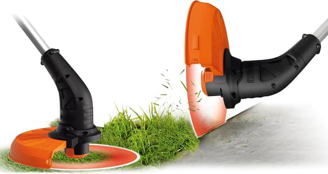 Detalle 2 de WORX WA0004 : lot de 2 bobines de rechange pour débroussailleuse sans fil (WG154E, WG157E, WG163E, WG169E)