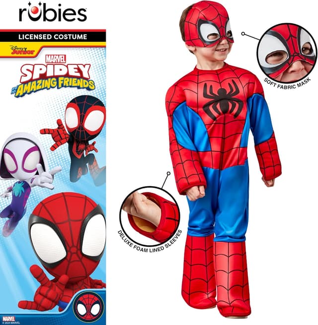 Detalle de Rubies Spider-Man Deluxe Toddler Costume