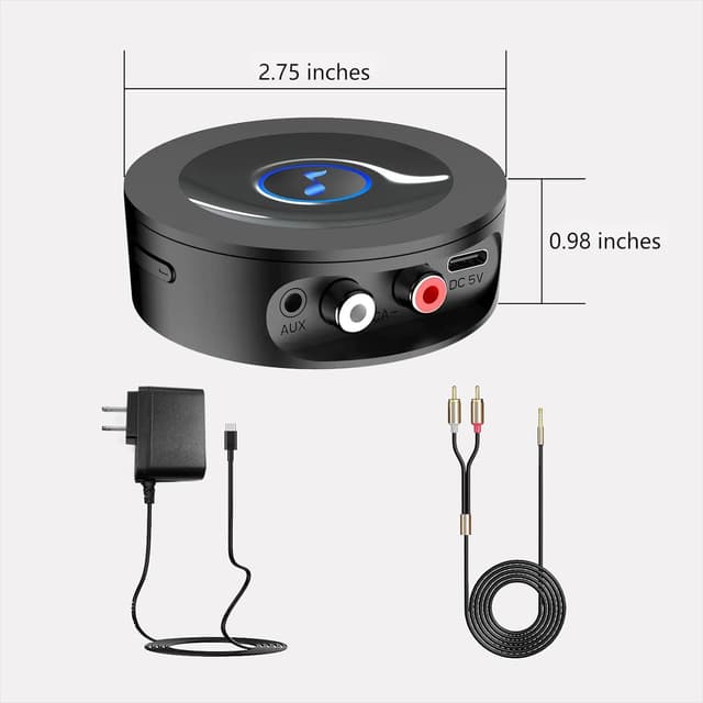 Detalle de Bluetooth 5.2 Receiver for home stereo streaming
