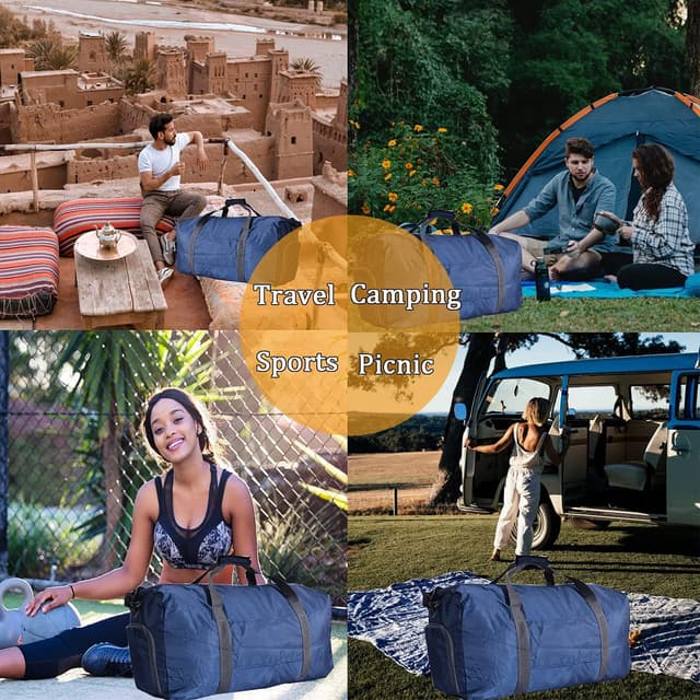 Thumbnail 6 de ehsbuy 60L Reisetasche faltbar mit Schuhfach