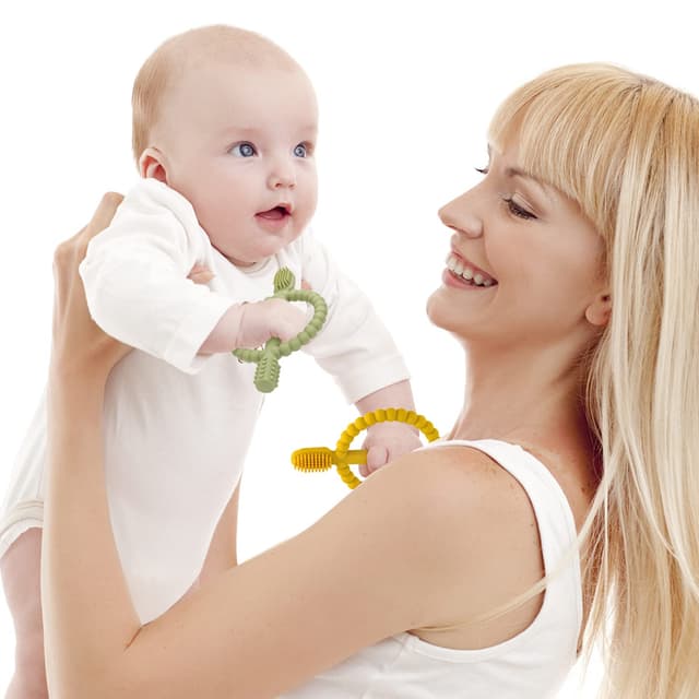 Thumbnail 6 de Baby Beißspielzeug 2er-Set Beißring-Silikon BPA-frei