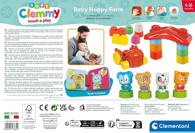Thumbnail 2 de Clementoni Soft Clemmy Baby Happy Farm 6 mois