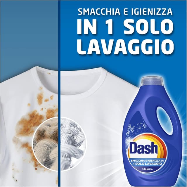 Thumbnail 1 de Dash Power Detersivo Liquido Lavatrice 100 lavaggi