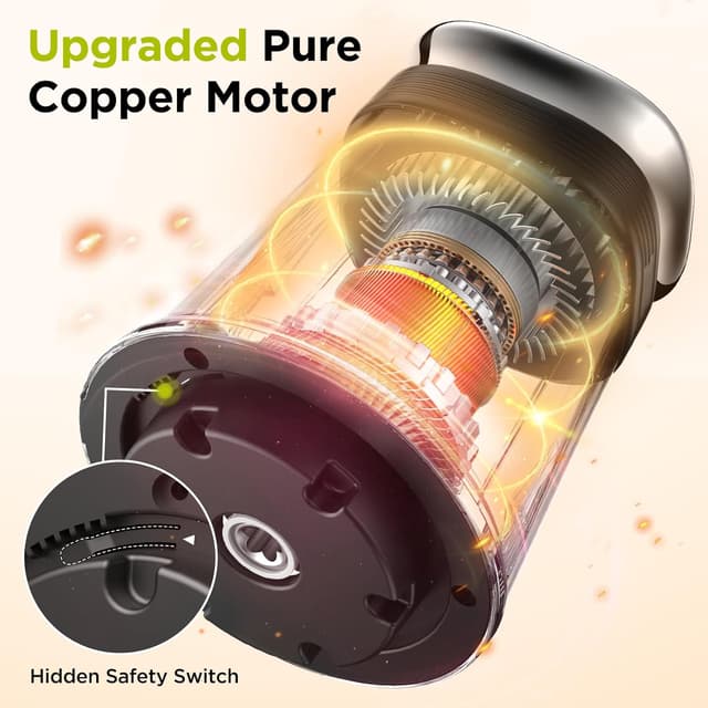 Thumbnail 6 de KOIOS Food Processor 500W with 8 Cup Bowls 🍽