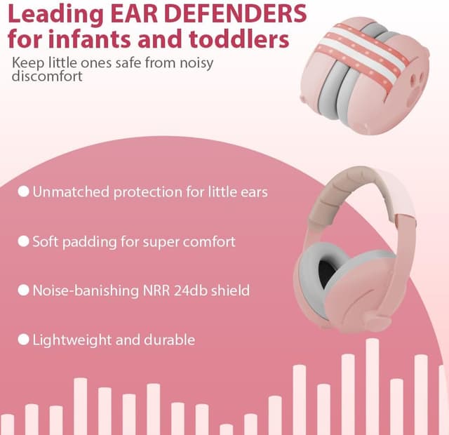 Detalle de Aolso Baby Ear Defenders noise muff 36 months