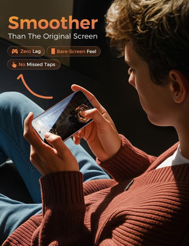 Detalle 2 de Privacy screen protector for iPhone 17 Pro Max 6.9in