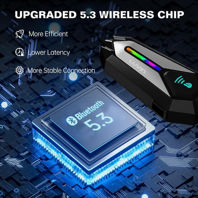 Thumbnail 4 de LUVIN Motorcycle Helmets Bluetooth Headset 1000mAh