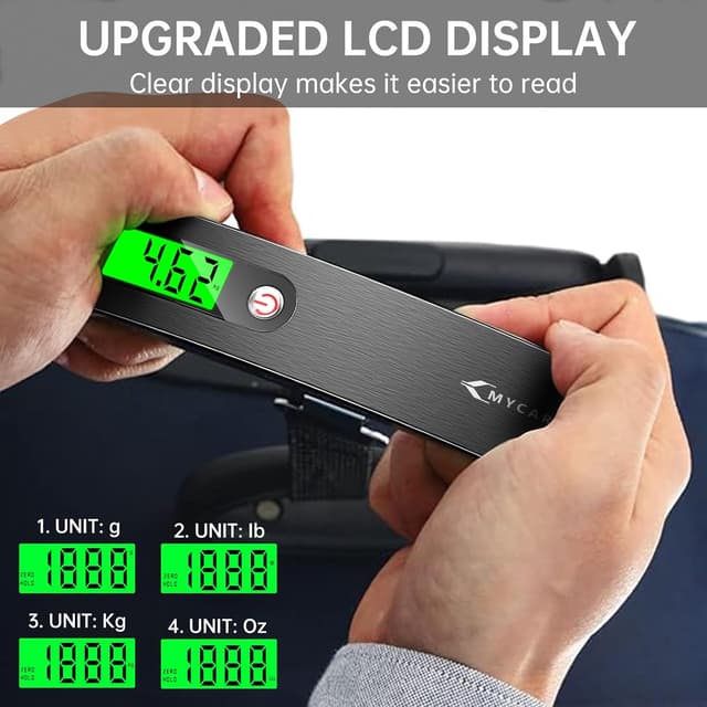 Thumbnail 1 de MYCARBON Bilancia per valigie digitale 50 kg