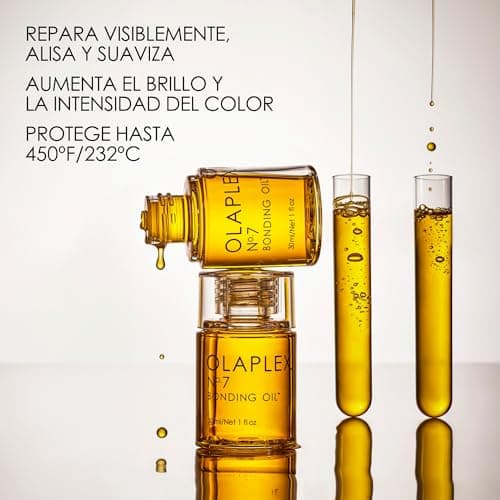 Detalle 2 de OLAPLEX No. 7 Aceite Reparador de Enlaces capilares con aloe (30 ml): cuidado protector y tacto agradable