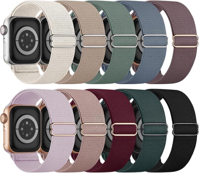 Detalle de 10 Pack Stretchy Bands Apple Watch band