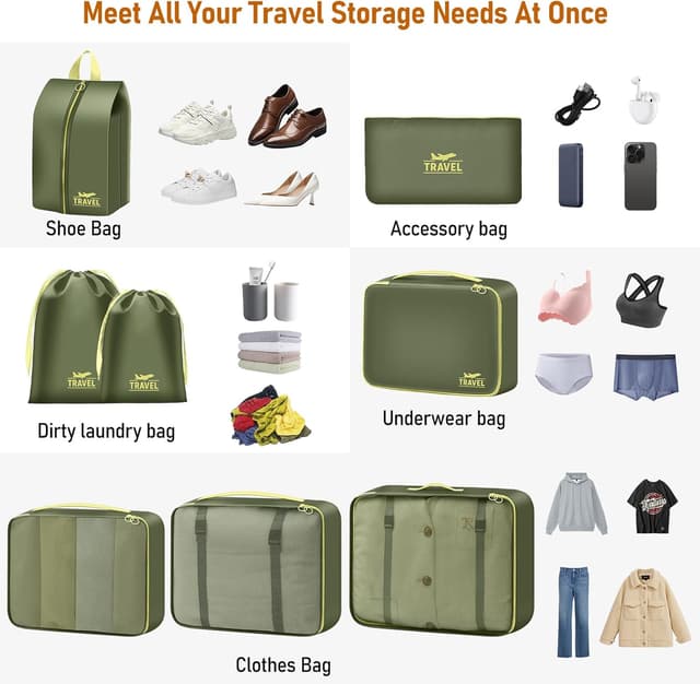 Thumbnail 2 de MOFELON Koffer Organizer 8 Stück