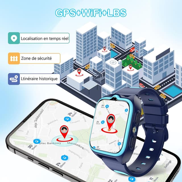 Thumbnail 1 de IOWODO Montre Connectée Enfants 2025