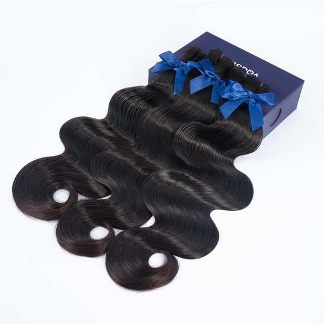 Detalle de Raw Bundles Body Wave Human Hair 16 Inches