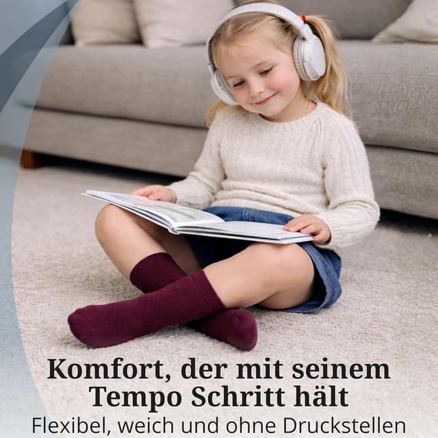 Thumbnail 6 de bisoo Kindersocken Set 5 Paar für Schule