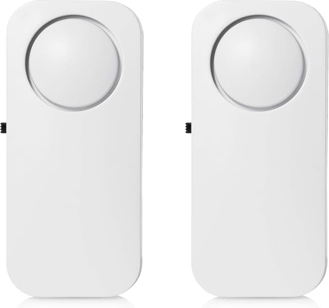 Detalle de Smartwares SMA-40952 Glasbruch-Sensor mit 90 dB Alarm – 2er-Set, kabellos per Batterie