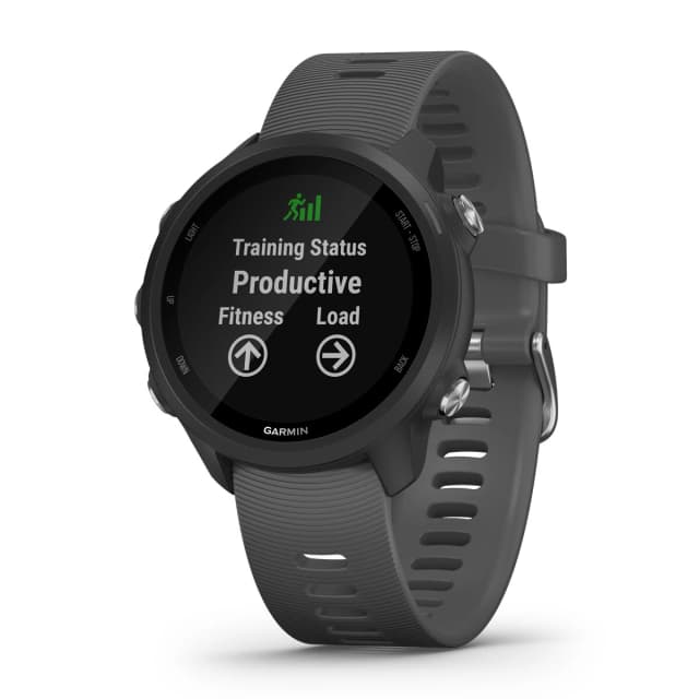 Detalle de Garmin Forerunner 245 GPS (reacondicionado grado A) con funciones de entrenamiento y seguridad