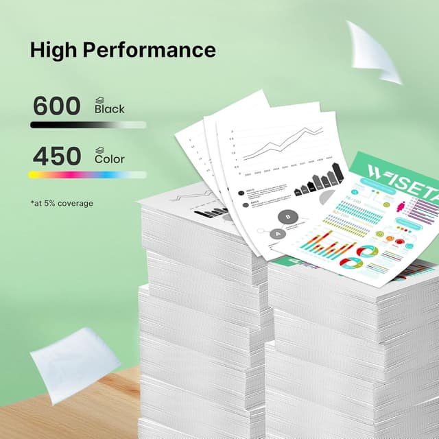 Thumbnail 2 de WISETA HP 302XL Ink Cartridges 2-Pack Black & Colour