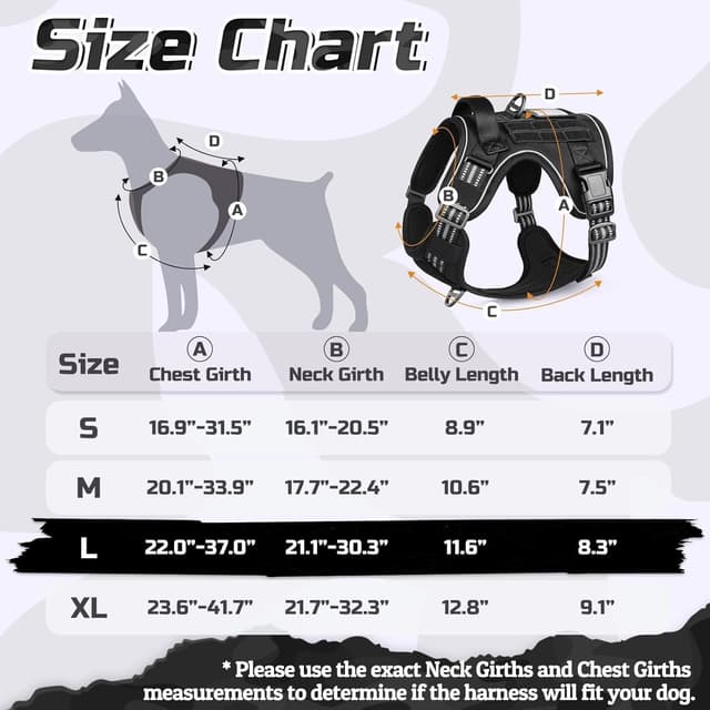 Thumbnail 3 de rabbitgoo Harnais Chien Anti Traction L 56-94 cm