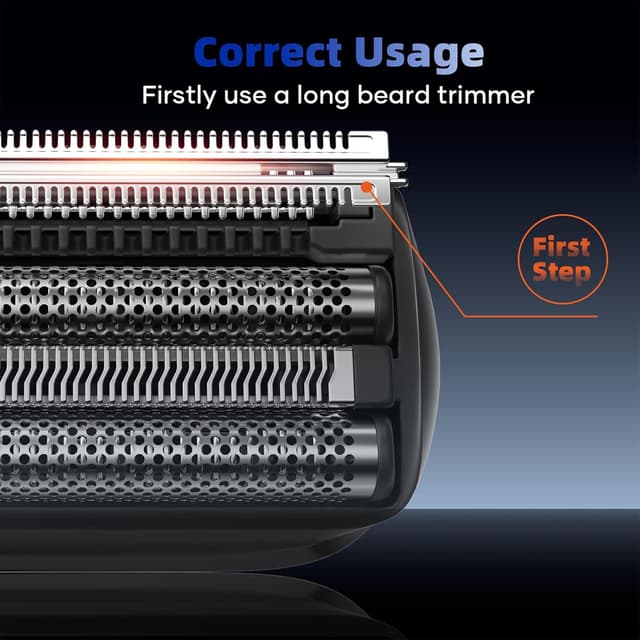 Detalle de Kensen Upgraded 4-Blade Foil Shaver 120 mins