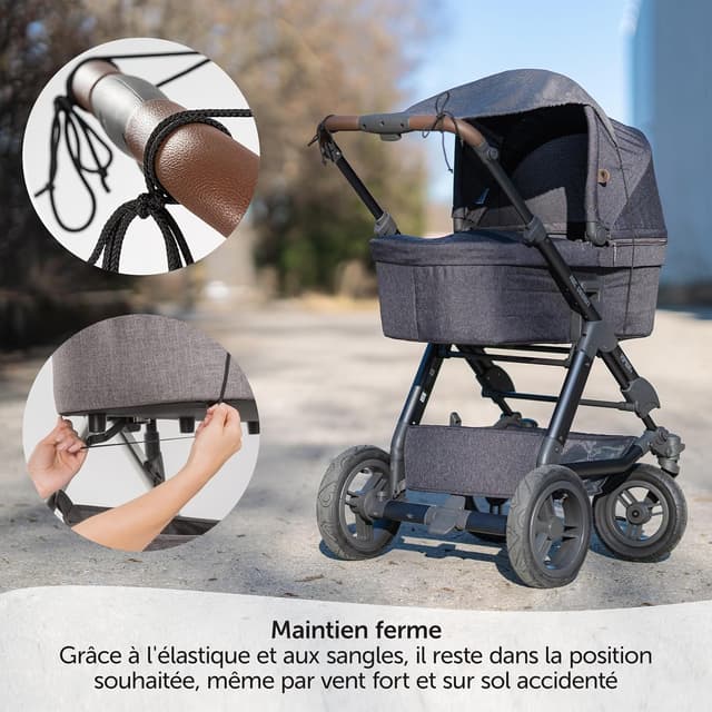 Detalle 2 de Pare soleil UV 50+ Zamboo pour poussette