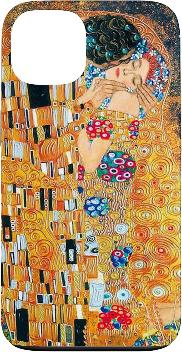 Detalle 2 de Cover per iPhone 15 Dipinto Del Bacio