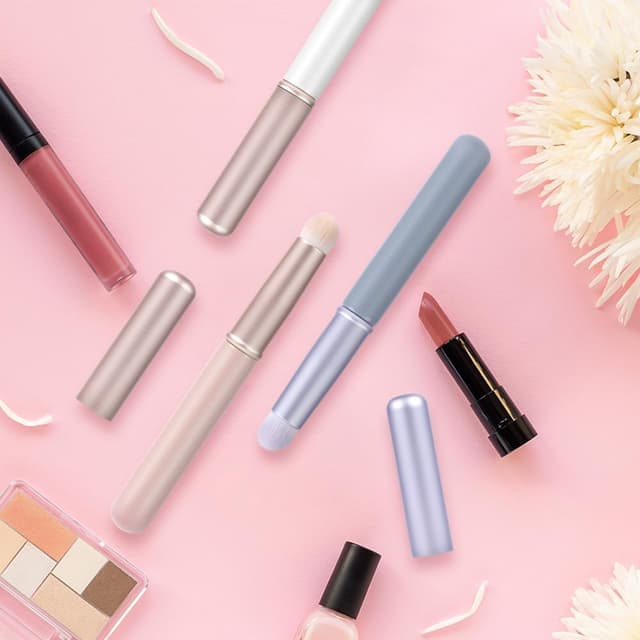 Thumbnail 6 de Pochette AOOWU pinceaux à lèvres portables (3 pièces) pour appliquer rouge à lèvres, gloss et fard