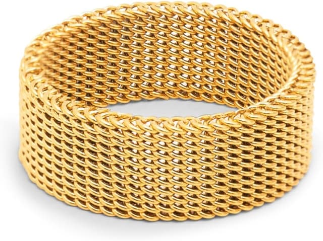 Imagen de SINGULARU Anello Mesh 8 mm 💍 en OfertitasTOP