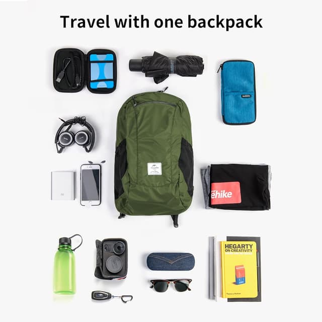 Thumbnail 6 de Naturehike Ultralight Foldable Waterproof Backpack (30D Nylon Dry Bag) for Hiking, Camping & Travel