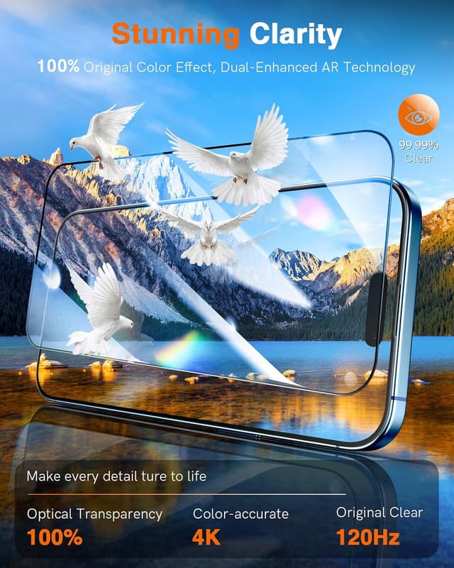 Thumbnail 6 de LK 2 Pack iPhone 17 Pro Max screen protector 9H