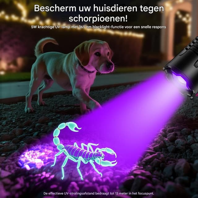 Thumbnail 6 de Karrong 395nm UV Taschenlampe 4500mAh