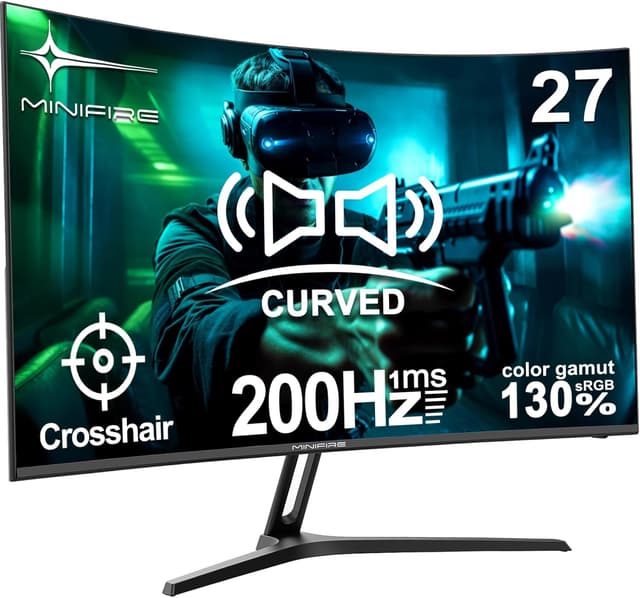 Detalle de Minifire MFG27C1 27 Inch 200Hz Gaming Monitor