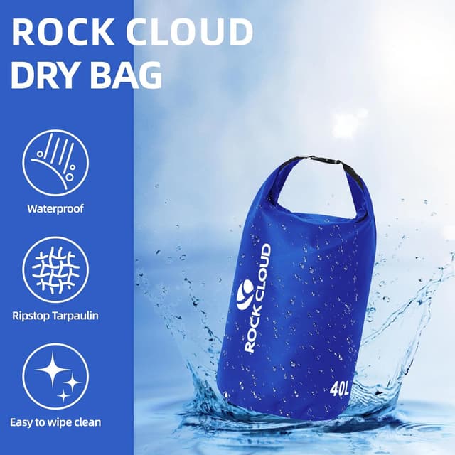 Detalle 2 de ROCK CLOUD waterproof dry bag (dry sack) for kayaking, rafting and camping