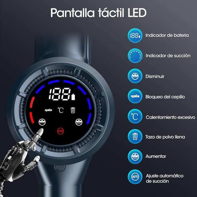 Thumbnail 4 de HAIMEEC Aspiradora Sin Cable 6 en 1 🌀 Motor 120,000 RPM