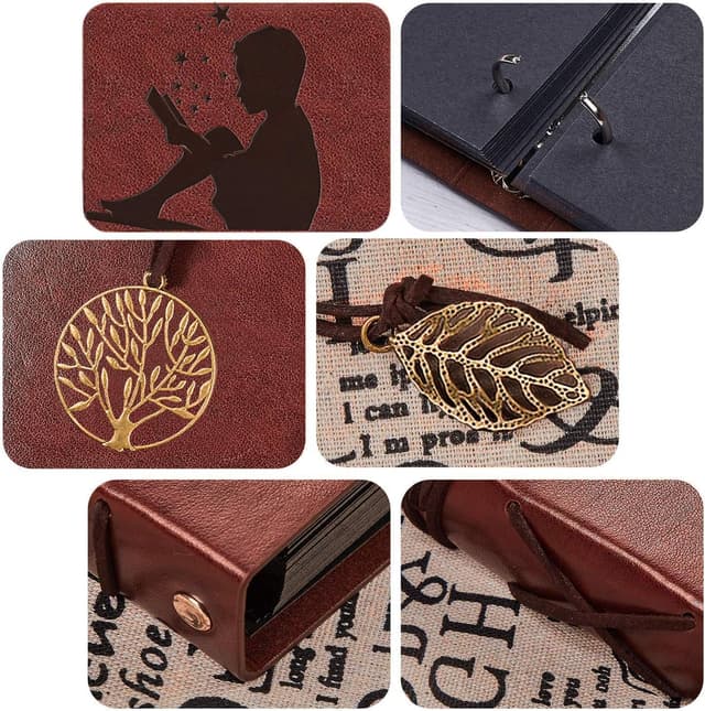 Thumbnail 2 de AIOR Album Scrapbooking Vintage Noir 26x18 cm