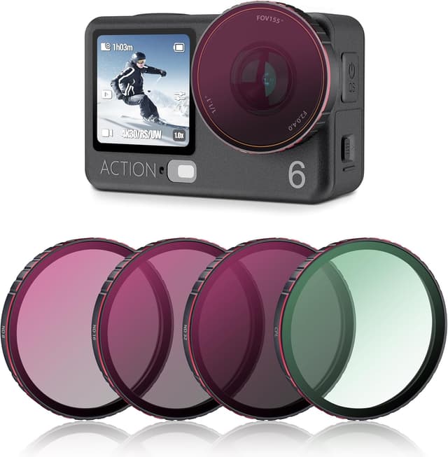 Detalle de STARTRC PHOTO Osmo Action 6 ND Set 4er