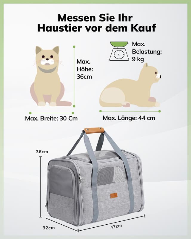 Thumbnail 5 de Morpilot Katzen Transportbox 46,5x32x36 cm