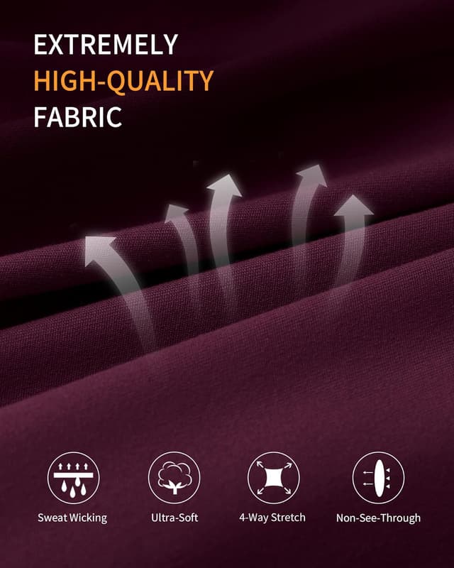 Detalle de CAMBIVO Ladies Stretch Bootleg Trousers – bootcut yoga pants with pockets and elasticated waist