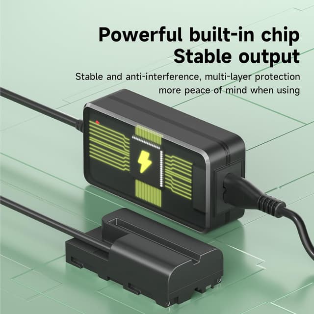 Detalle 2 de CITYORK NP-F550 dummy battery AC adapter