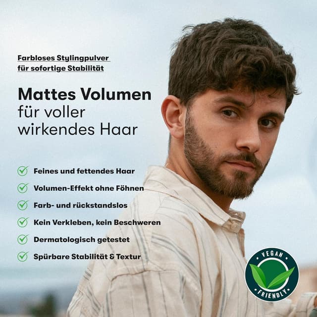 Detalle 2 de Volumen Puder Haare für mehr Volumen