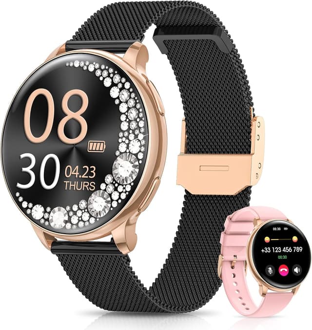 Imagen de RUXINGX Smartwatch Damen 1,27 Zoll Telefonfunktion en OfertitasTOP