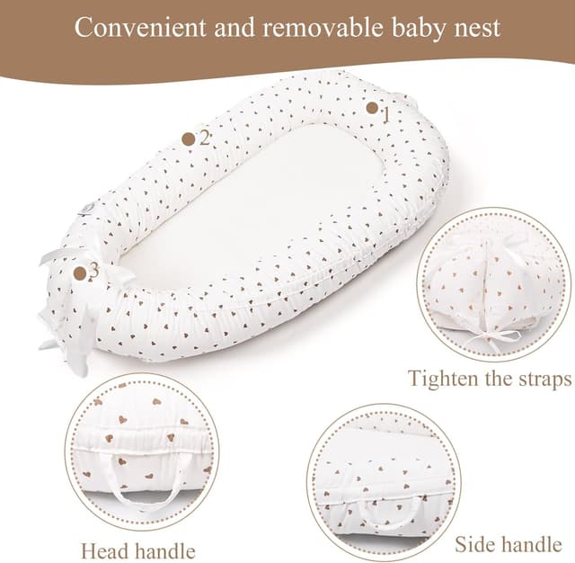 Thumbnail 6 de EAQ Baby Lounger Baby Nest 0–12 Months