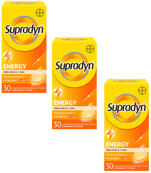Detalle de Supradyn Energy 3x30 comprimidos efervescentes